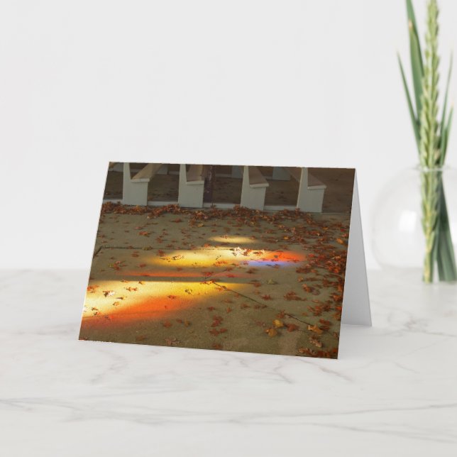 Tabernacle Blätter und Light - Martha's Vineyard Karte (Vorderseite)