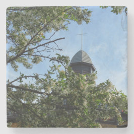 Tabernacle im Frühling - Martha's Vineyard Steinuntersetzer