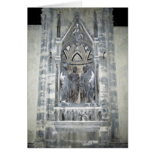 Tabernacle mit vier gekrönten Heiligen