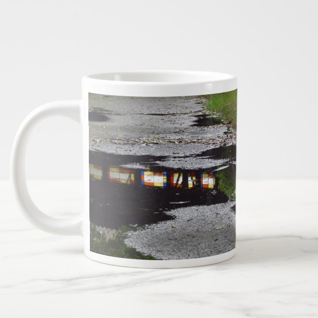 Tabernacle Window Reflection - Martha's Vineyard Jumbo-Tasse (Links)