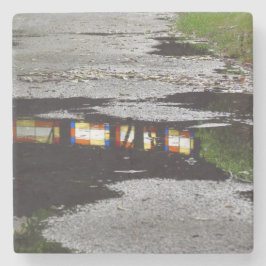 Tabernacle Window Reflection - Martha's Vineyard Steinuntersetzer