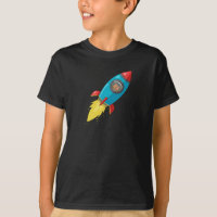 Tabitha Fink dunkler Rocket T - Shirt