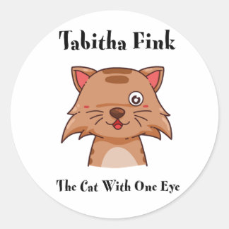 Tabitha Fink Round Sticker