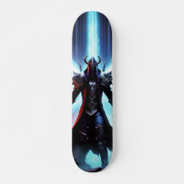Tabla de Skate Guerrero medieval con armadura Skateboard