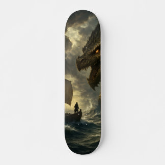Tabla de Skate Lagarto Atacando a Marinero Skateboard