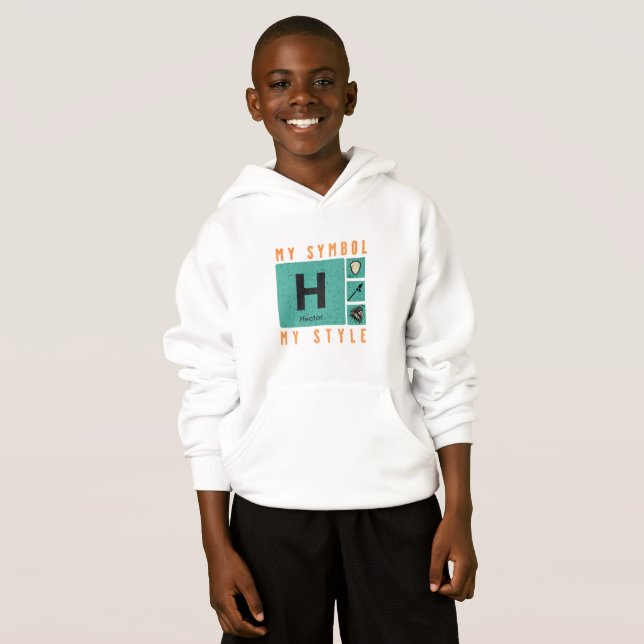 Tabla Periódica: Diseño Personalizado Hoodie (Vorne ganz)