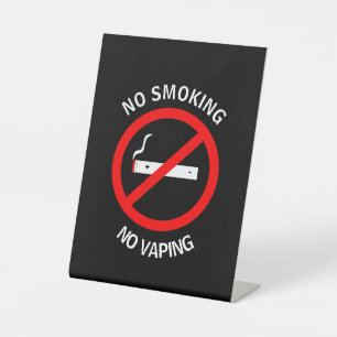 TABLE AUCUN FUMEUR AUCUN SIGNE DE VAPEUR