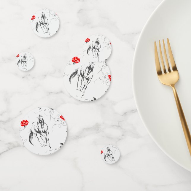 Table Baroque Cheval Confetti (Groupe)