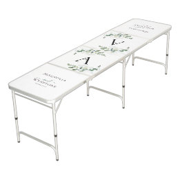 Table Beerpong Eucalyptus Mariage de monographie verte