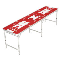 O Canada Table de la feuille d'érable rouge