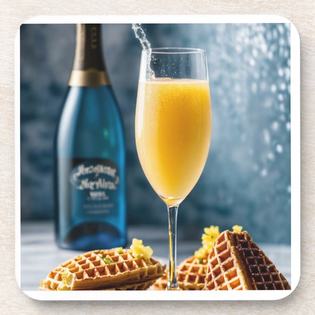 Table blanche Dessous de verre en plastique dur, M (Devant)