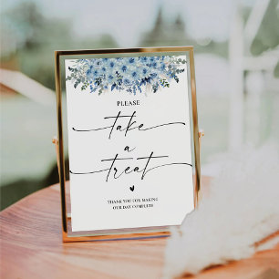 Table Bleu Boho Prenez Un Signe De Traitement