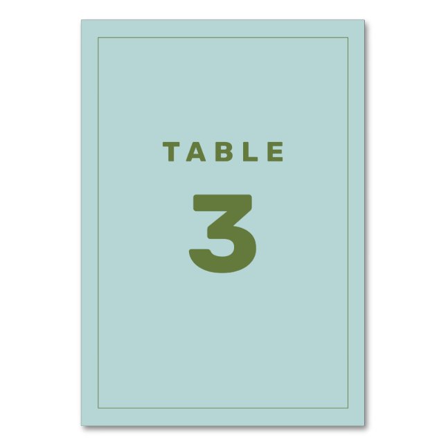 Table Bleu et vert Wes Anderson Numéro de tableau inspir (Par défaut)