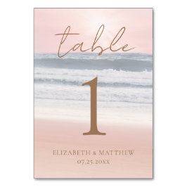 Table Card Tischnummer