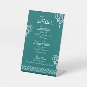 Table Coeurs de tisse celtique en signe de piédestal Tur
