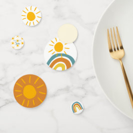Table Confetti pour voici vient le fils