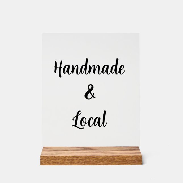 Table de Foire artisanale et locale (Recto)