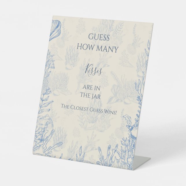 Table Devinez combien de baisers signe de piédestal (Recto)