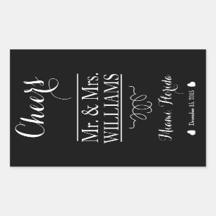 table étiquette bouteille de vin de mariage sur me