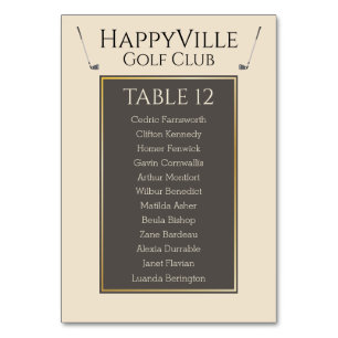 Table Extraordinaire Golf Event Colorful Fab Numéro de t