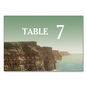 Table Falaises de Mariage irlandais de Moher Numéro de t