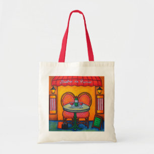 "Table for Two in Paris" Tote Bag Tragetasche
