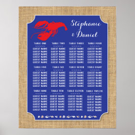 Table Mariage Crawfish Réchauffer Poster Poster Po