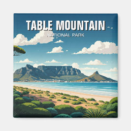 Table Mountain National Park Südafrika Magnet