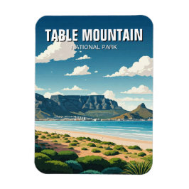 Table Mountain National Park Südafrika Magnet