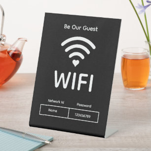 Table Notre Guides Wifi Mot De Passe Piéton Signe