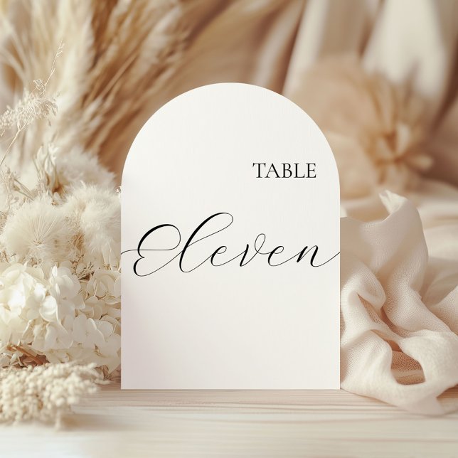 Table Number Eleven Card Einladung (Von Creator hochgeladen)