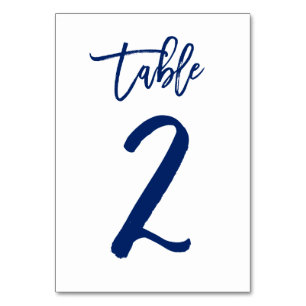 Table Numéro de tableau à main chic Marine Tableau 2