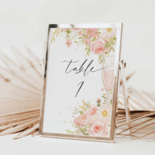 Table Numéro De Tableau Des Pétales Et Des Procureurs