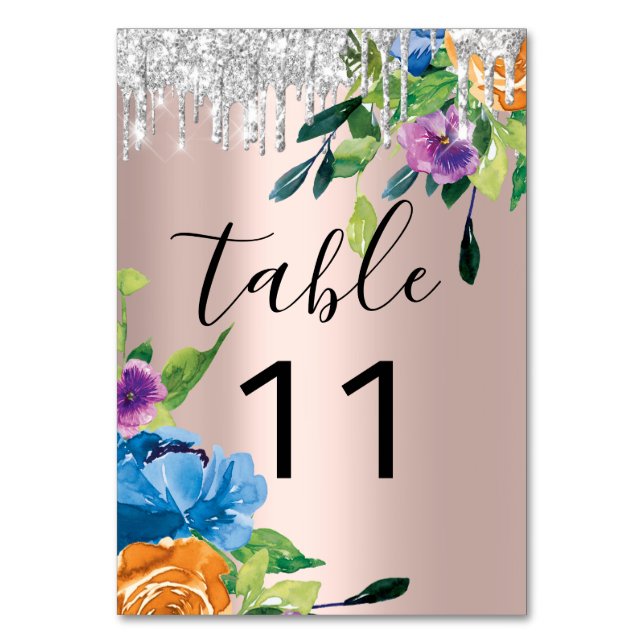 Table Numéro de tableau Driver Marine Rose Mariage (Par défaut)
