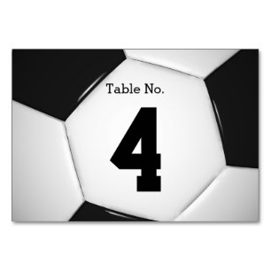 Table Numéro de tableau Football Football