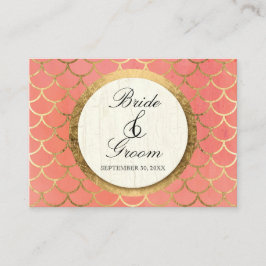 Table Platzkarten Art Deco Muschel Imitate Hochzei