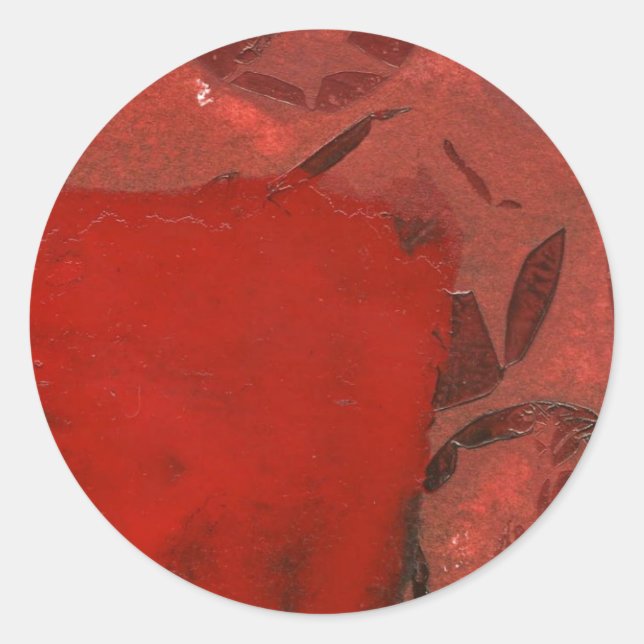 "Table Rock #1" Abstract Design Sticker (Vorderseite)