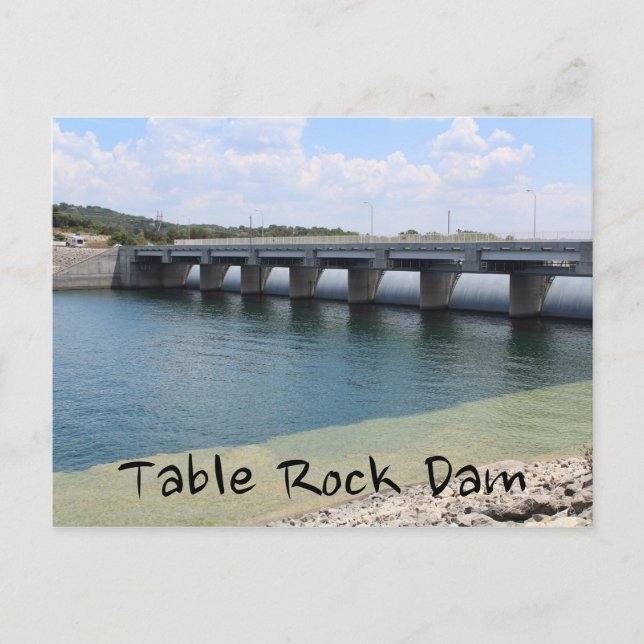 Table Rock Dam # 1 Postkarte (Vorderseite)