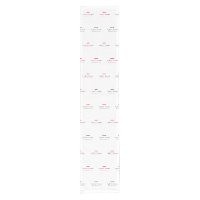 Table Runner Itty Bakers Logo Kurzer Tischläufer (Vorderseite)