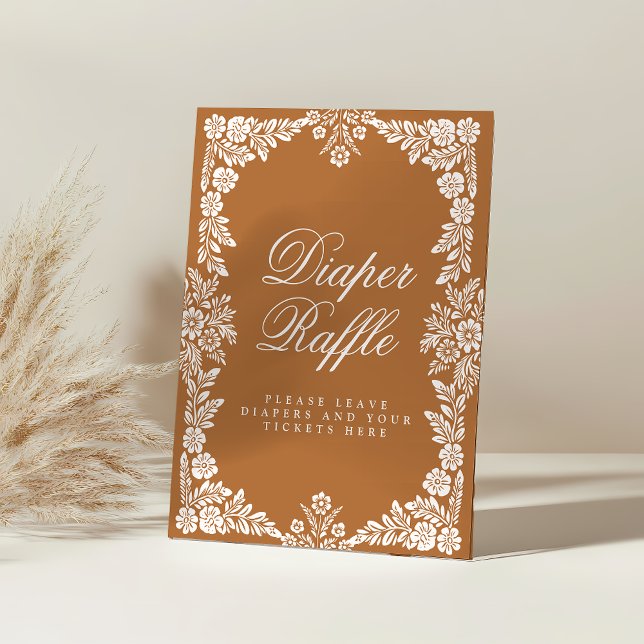 Table Signe de baby shower de couches Cielito Lindo (Créateur téléchargé)