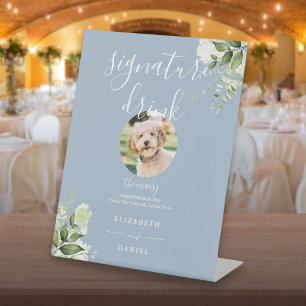 Table Signe de boisson signature pour animaux de compagn