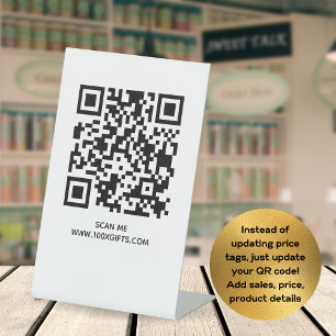 TABLE SIGNE DE CODE QR D'ENTREPRISE - UTILISER GÉNÉRATEU