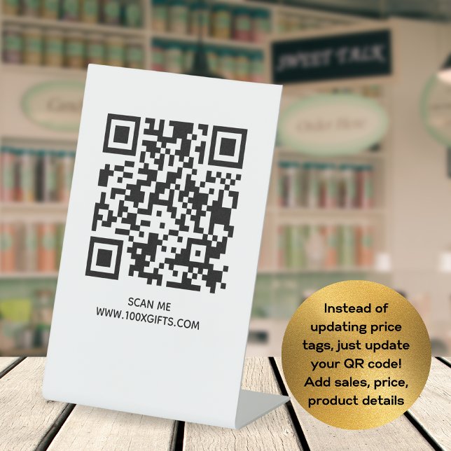 TABLE SIGNE DE CODE QR D'ENTREPRISE - UTILISER GÉNÉRATEU (Créateur téléchargé)
