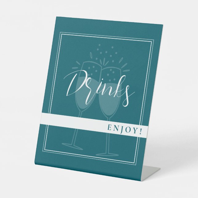 TABLE SIGNE DE FÊTE DES BOISSONS PROFONDES SUR L'ESSENCE (Recto)