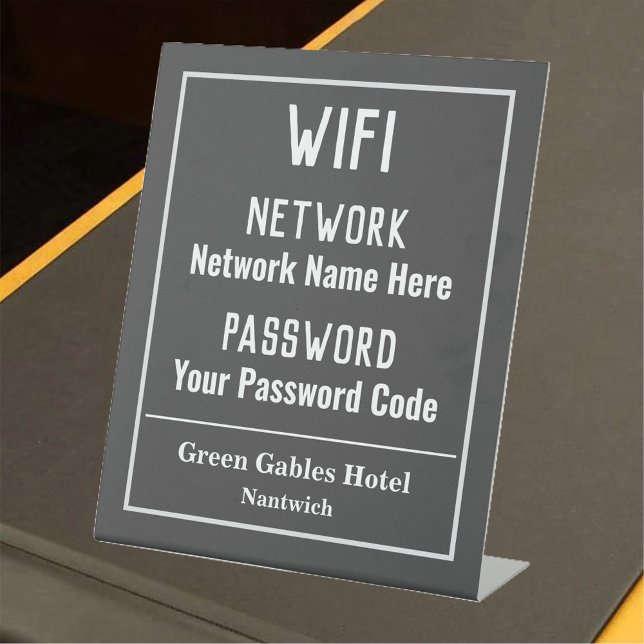 Table Signe de piédestal des instructions WiFi (Créateur téléchargé)