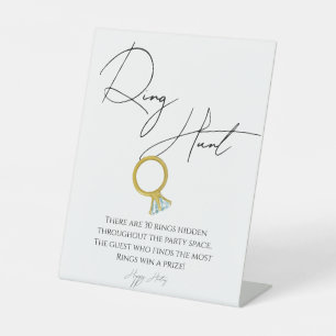 Table Signe de script moderne chasse nuptiale douche sig