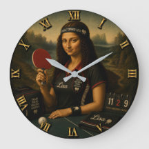 Table Tennis Funny Mona Lisa Ping Pong