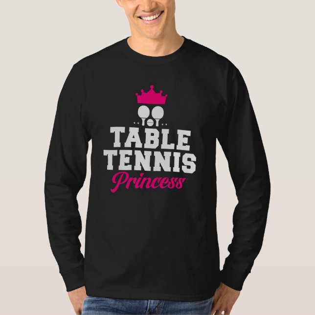 Table Tennis Princess T-Shirt (Vorderseite)