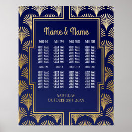 Table Wedding Gatsby Art Deco 1920s Plakatsitze Poster