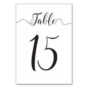 Tableau 15 Numéro de carte de Mariage